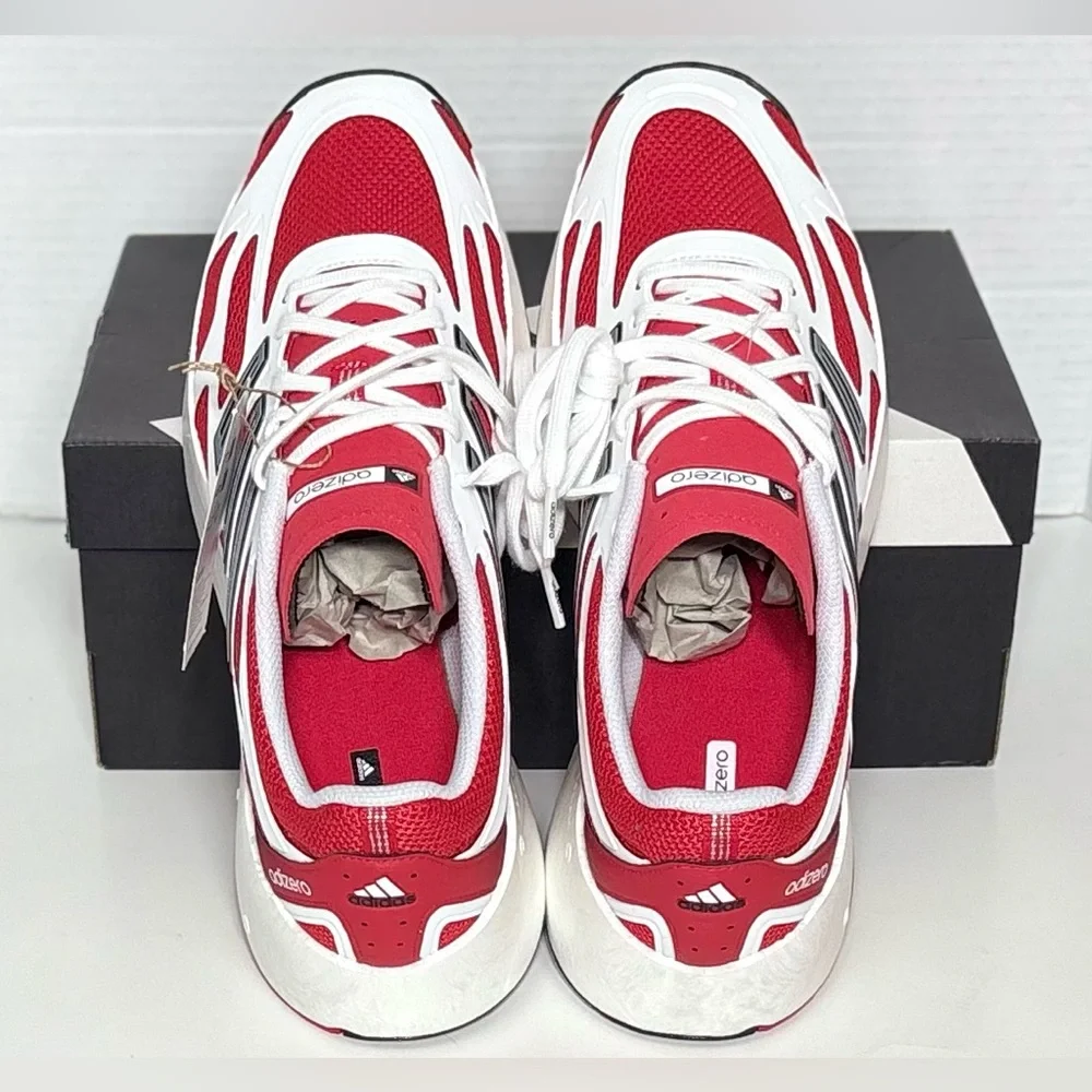 NEW Adidas Men's Adizero Aruku White Pure Ruby shoes sneakers JI0308 Size US 10